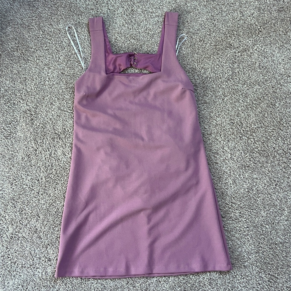 Lulu’s Back Up On It Backless Bodycon Mini Dress